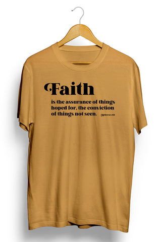FAITH - ANTIQUE GOLD TEE