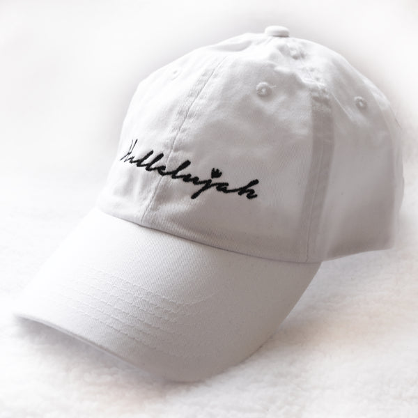 HALLELUJAH WHITE CLASSIC HAT