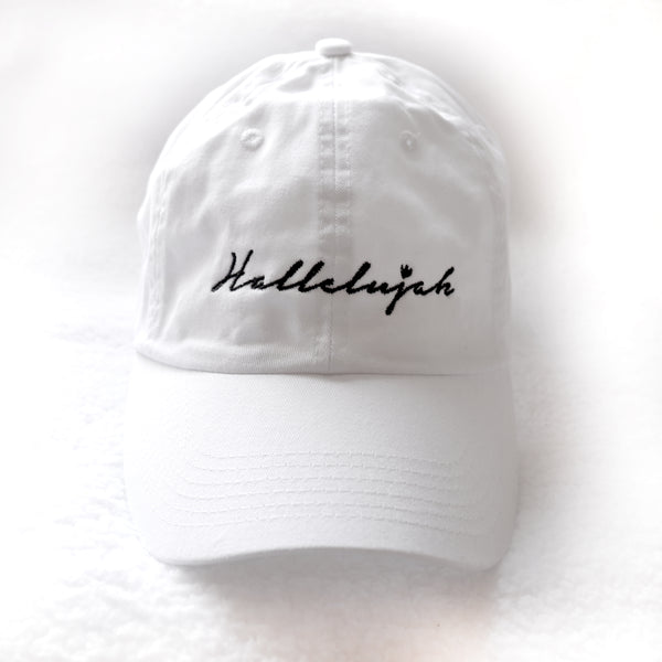 HALLELUJAH WHITE CLASSIC HAT